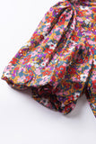 Floral Puff Sleeve Blouse