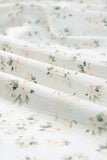Frilly Shirred Bodice Floral Maxi Dress