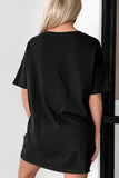 Oversized Black Basic Top