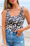 Leopard Sleeveless Bodysuit