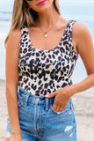 Leopard Sleeveless Bodysuit