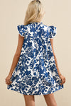 Floral Cap Sleeve Dress