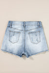 Vintage detailed Raw Edge Jean Shorts