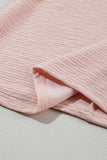 Rose Textured Ruffled Blouse
