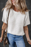 Eyelet Knit Top