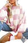 Checkered Bishop Sleeve Sweater | 3 Colors