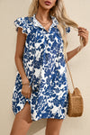 Floral Cap Sleeve Dress