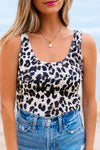Leopard Sleeveless Bodysuit