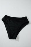 Black Sheer Mesh Edged Bikini