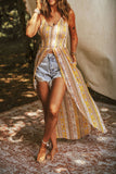 Boho Maxi Front Split Tank