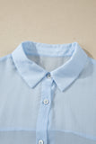 Blue Sheer 2 Piece Cover Up