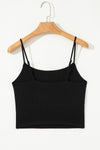 Spaghetti Strap Fit Cropped Top