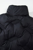 Black Puffy Zip Up Vest