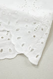 White Eyelet Embroidered Dress