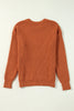 Hello Pumpkin Textured Sweater