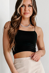 Spaghetti Strap Fit Cropped Top