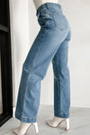 Dusk Blue Wash Straight Leg Jeans