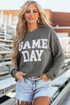 GAME DAY Long Sleeve Crewneck Top