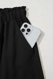 Drawstring Wide Leg Pants