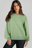 Green Fleece Lined Sweatshirt