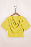 Summer Sleeve Wrap V Neck Blouse