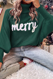 Merry Embroidered High Neck Sweater | 3 Colors