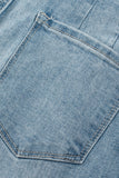 Dusk Blue Wash Straight Leg Jeans