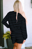 Striped Long Sleeve Two Piece Set