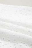 White Eyelet Embroidered Dress