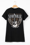 Nashville Crew Neck T Shirt Dress