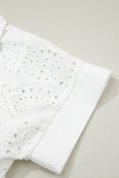White Eyelet Embroidered Dress