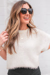 Eyelet Knit Top