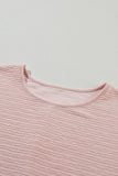 Rose Textured Ruffled Blouse