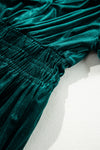 Evergreen Velvet Velvet Tiered Maxi Dress