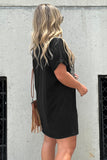 Nashville Crew Neck T Shirt Dress