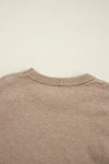 Pearl Detailed Drop Shoulder Sweater