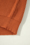 Hello Pumpkin Textured Sweater