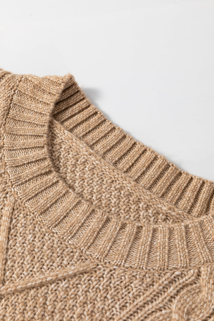 Beige Cable Knit Sweater Dress Red Boutique Beige Cable Knit Sweater Dress Red Boutique