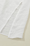 Pom Pom Trim Drawstring Waist Beach Kimono