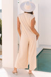 Wide Leg Sleeveless Jumpsuit