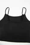 Spaghetti Strap Fit Cropped Top