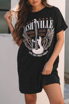 Nashville Crew Neck T Shirt Dress