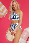 Boho One shoulder High Waist Bikini