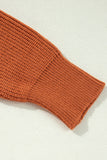 Hello Pumpkin Textured Sweater