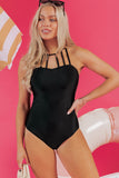Halter Neck One Piece Swimsuit