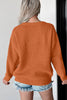 Hello Pumpkin Textured Sweater