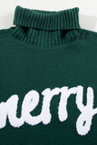 Merry Embroidered High Neck Sweater | 3 Colors