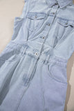 Frayed Denim Dress