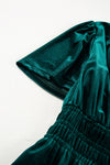 Evergreen Velvet Velvet Tiered Maxi Dress