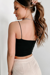 Spaghetti Strap Fit Cropped Top